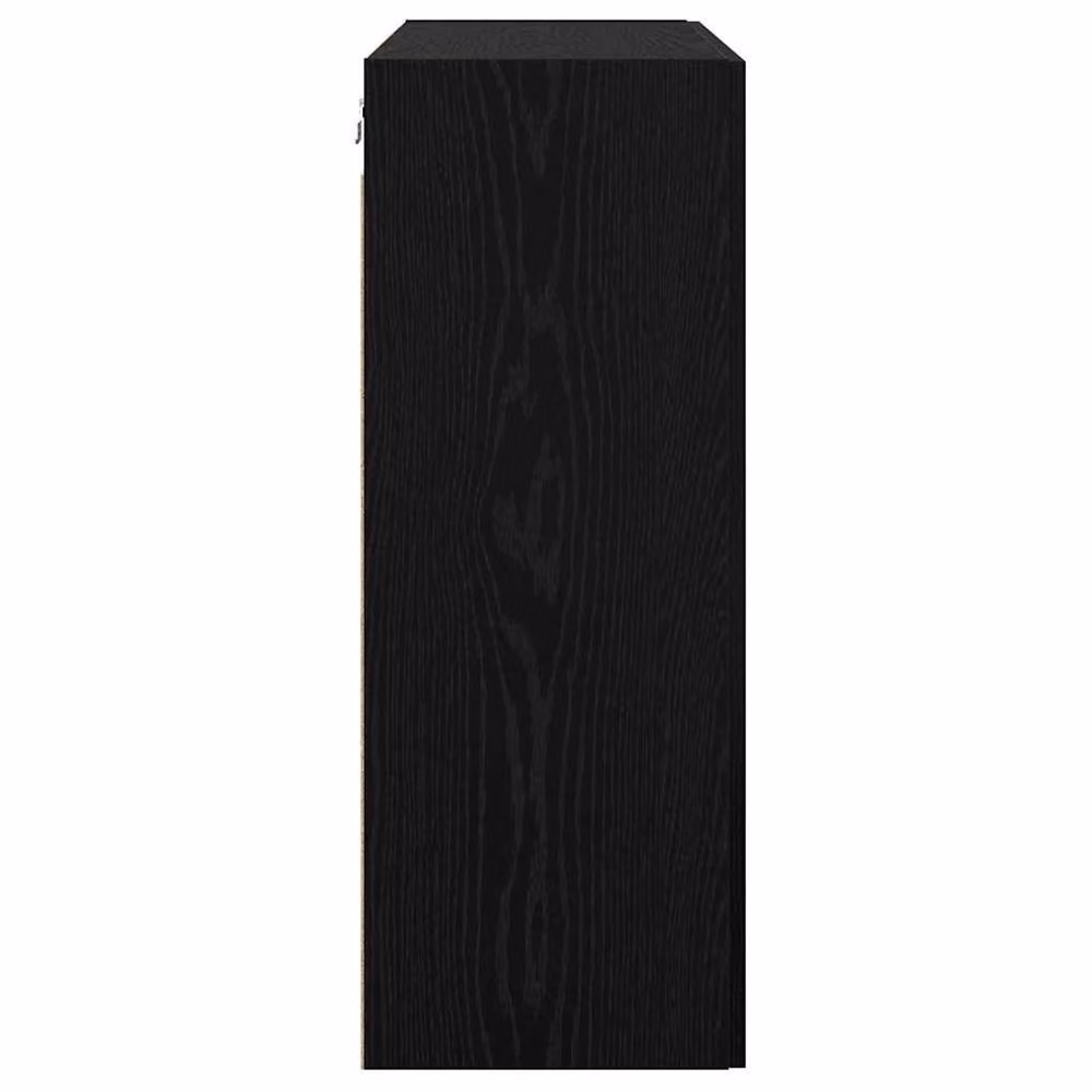 Berkfield Home Black Oak Hanging Cabinet with Hinged Doors and Internal Shelves, W/D/H: 69.5 x 34 x 90 cm – 5