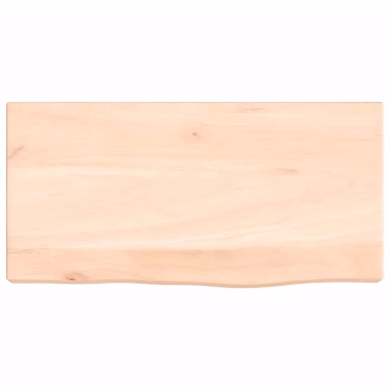 Berkfield Home Wall Mounted Rustic Oak Shelf in Brown, W/D/H: 40 x 20 x 4 cm