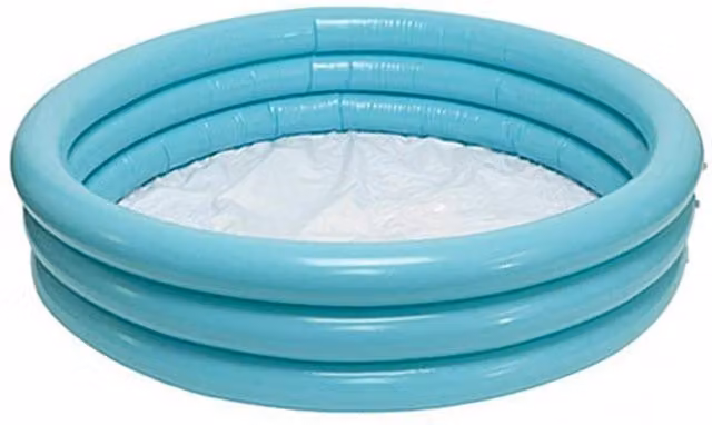 Wild n Wet Blue and Turquoise Inflatable Round Childrens Paddling Pool