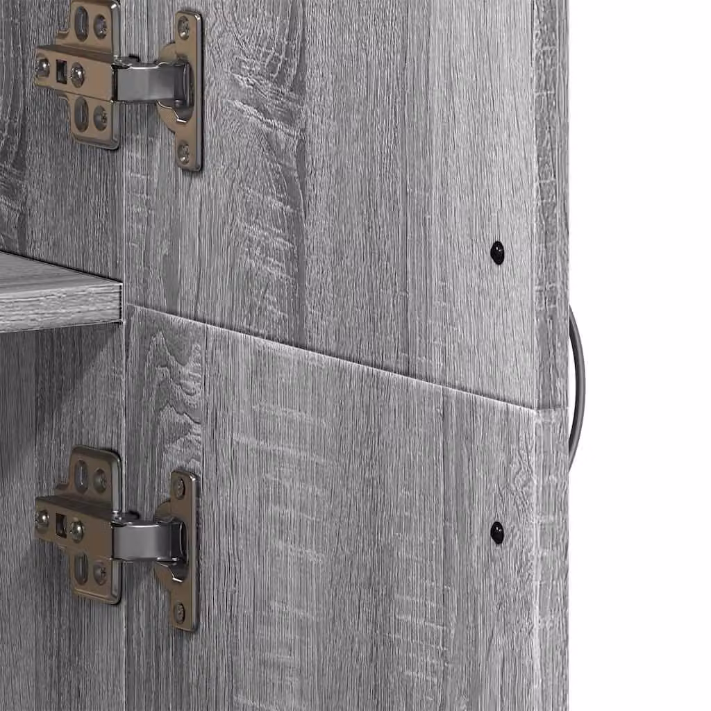 Berkfield Home Grey Sonoma File Cabinet W: 60 cm, D: 32 cm, H: 153 cm – 3