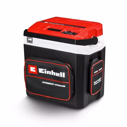 Einhell Cordless Cooling Box 18V PXC, 27 Litres, Red and Black