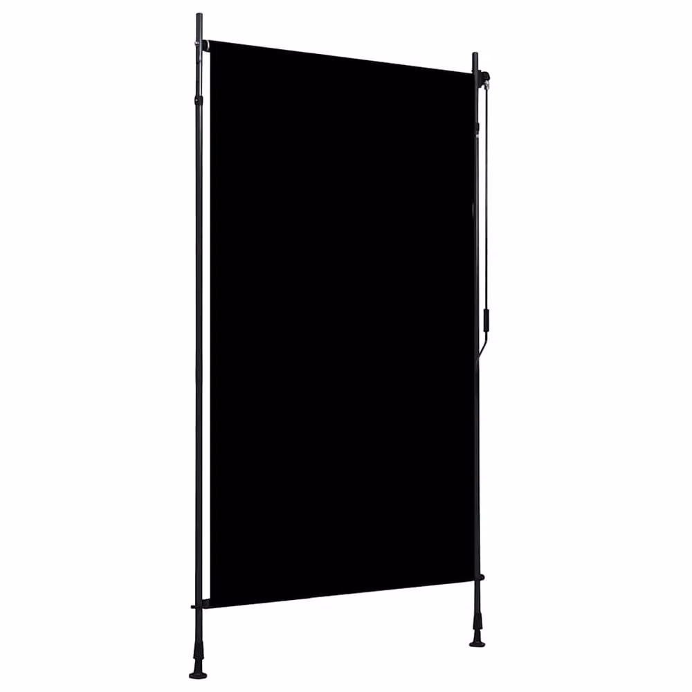 Berkfield Home Outdoor Roller Blind with Crank in Anthracite Black, W: 120 cm, H: 270 cm – 2