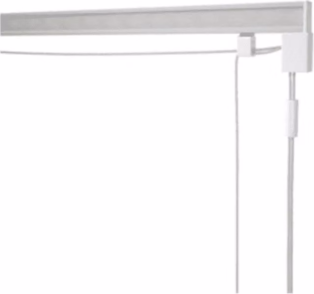 New Edge Blinds Aluminium Corded Roman Blind Kit in White, W: 170 cm, Drop: 210 cm