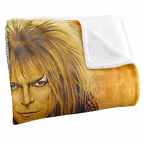 Trevco Jim Henson Labyrinth Crystal Ball Silky Touch Super Soft Fleece Throw Blanket, White, W/D/H: 152 x 127 cm – 2