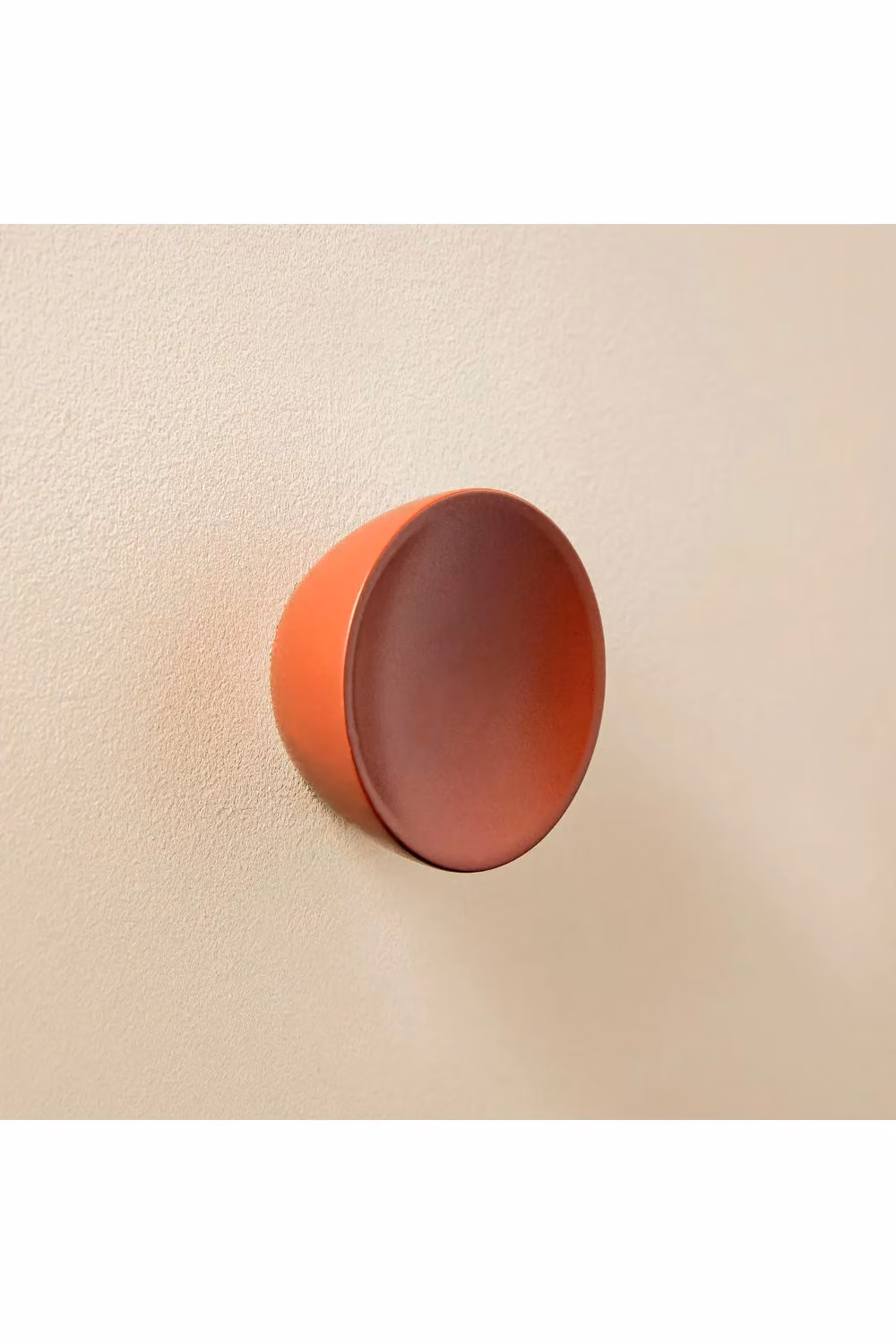 Cosmic Wall Mounted Round Knob Coat and Towel Hook in Brown Terracotta – 2