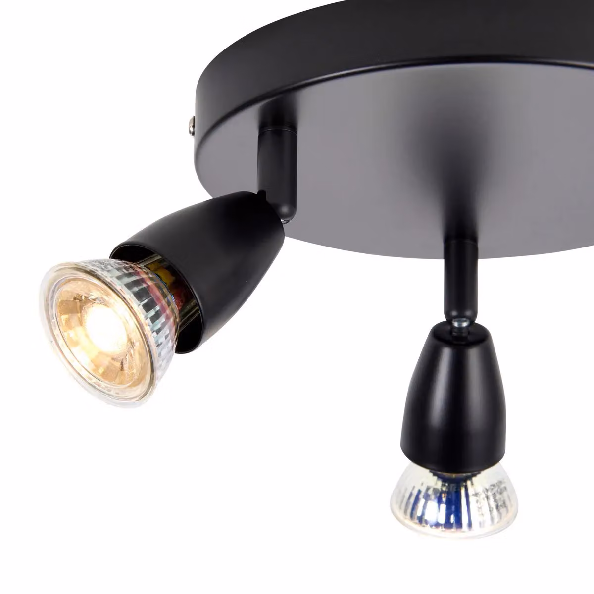 Netlighting Amalfi 3-Light Round Ceiling Spotlight Cluster in Matt Black – 2