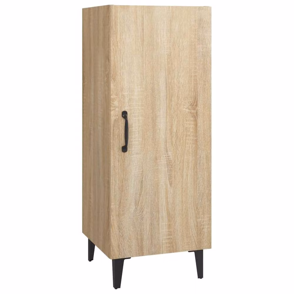 Berkfield Home Sonoma Oak Sideboard in Light Oak, W/D/H: 34.5 x 34 x 90 cm – 2