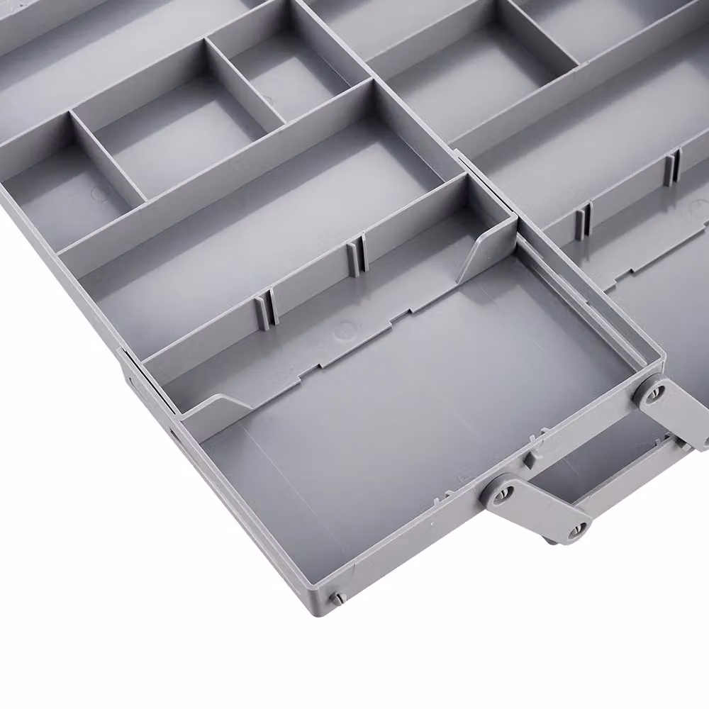 Living and Home Versatile Expandable Multi-tier Cutlery and Kitchenware Organiser Tray in Grey – 6