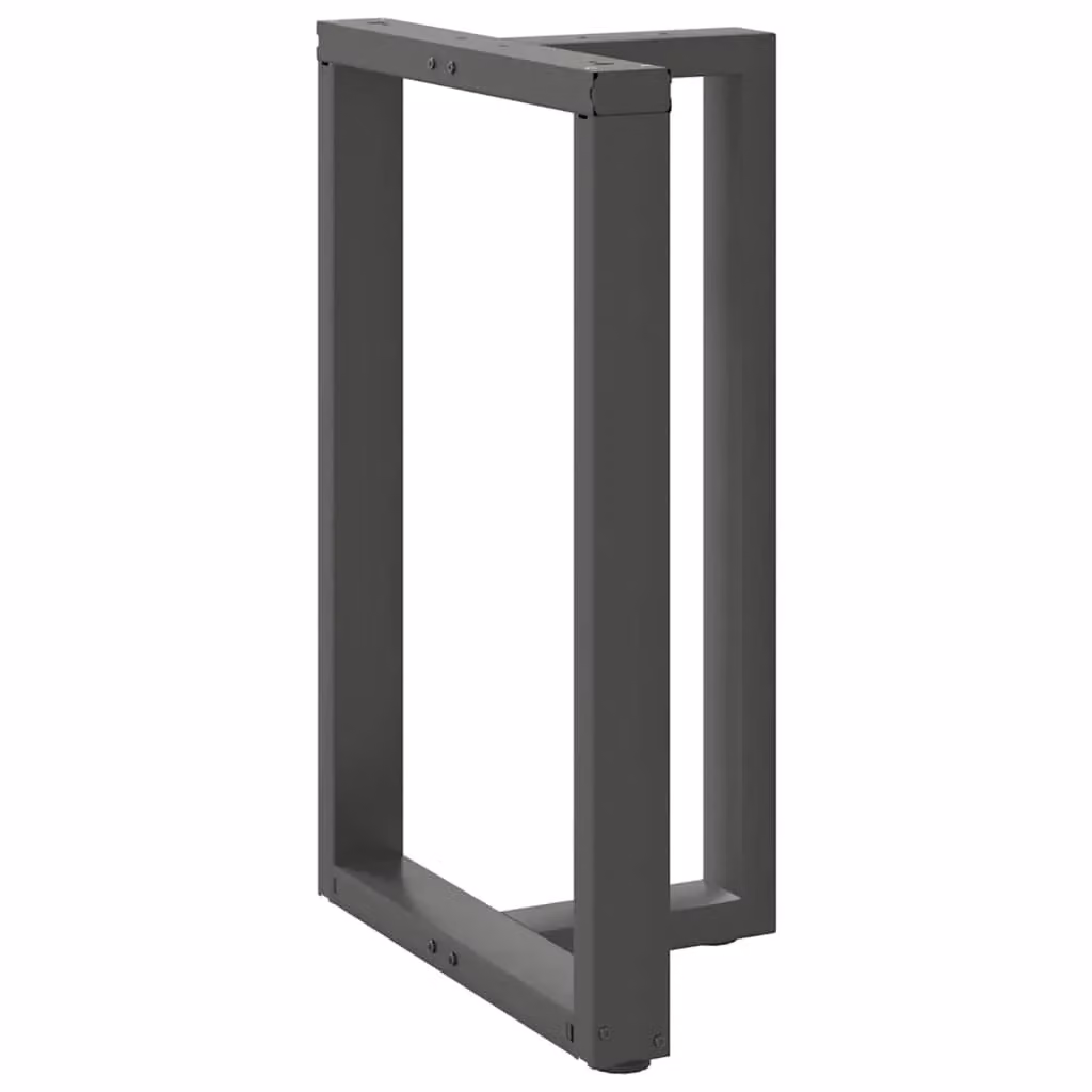 Berkfield T-Shaped Home Bar Table Legs, 2 Piece Anthracite Black Steel, W: 60 cm, D: 35 cm, H: 90-91 cm – 3
