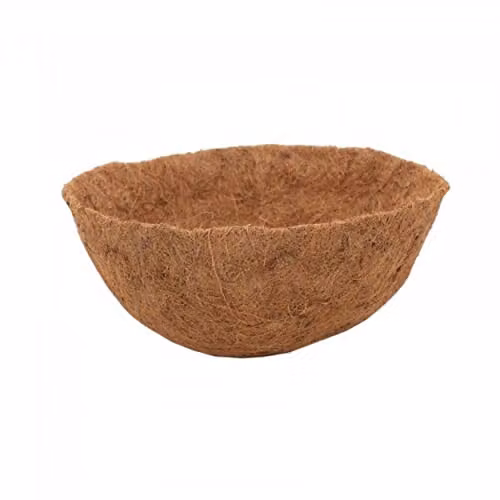 Shop4allsorts Natural Brown Coco Hanging Basket Liner for a 12 Inch Basket – 6