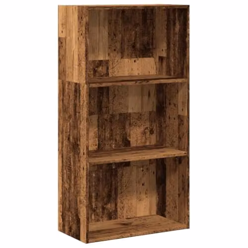 vidaXL Modern Bookcase in Old Wood Brown, W/D/H: 60 x 30 x 114 cm – 1