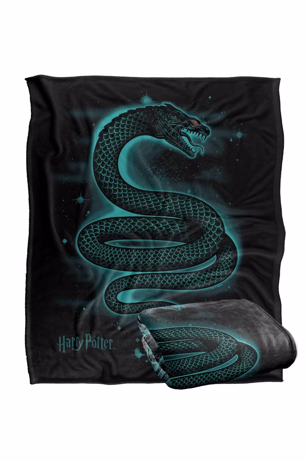 LOGOVISION Harry Potter Basilisk Stars Silky Touch Super Soft Fleece Throw Blanket, Multicolour, W: 152.4 cm x L: 152.4 cm – 7