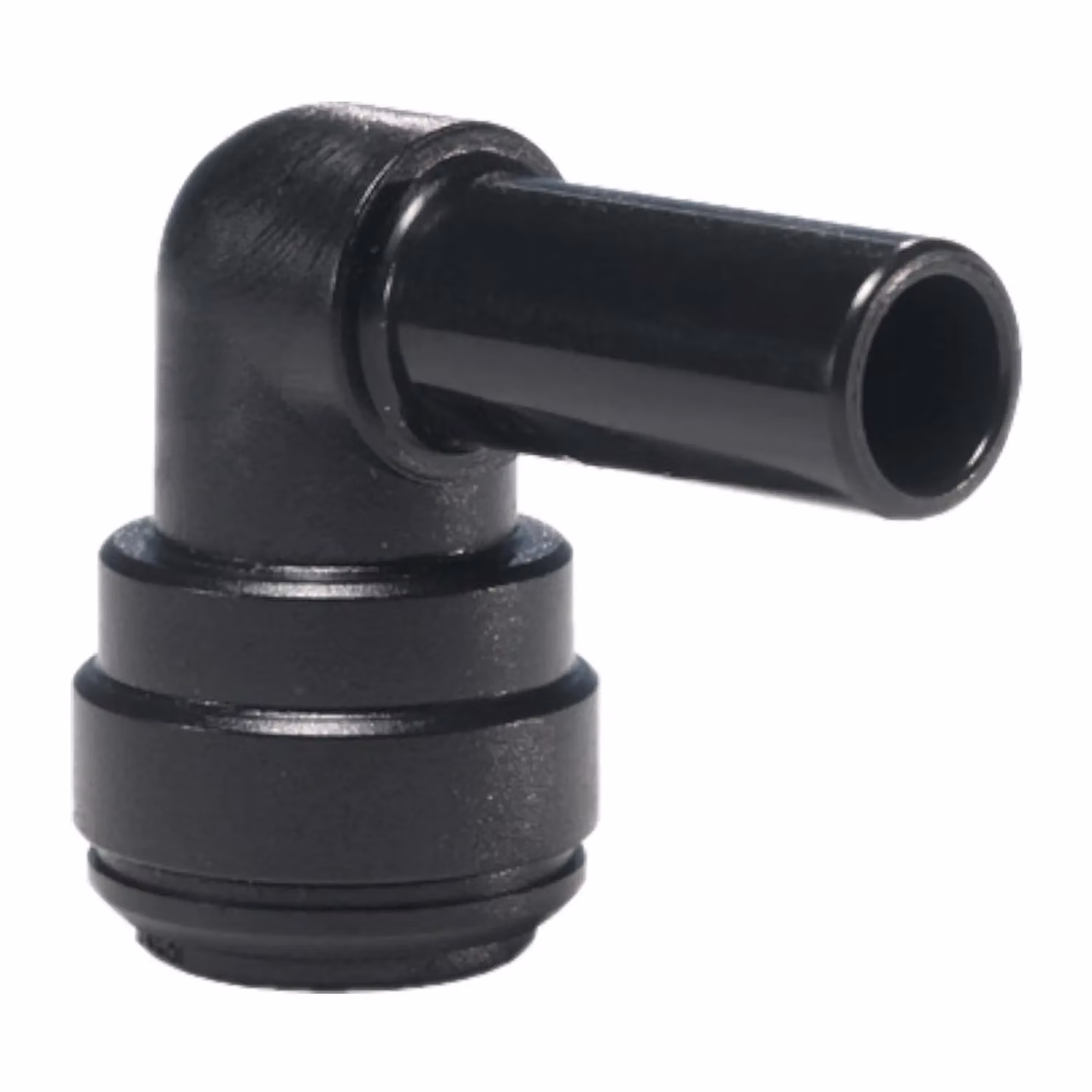 John Guest 12mm Pushfit Plug In Stem Elbow PM221212E, Black, Pack of 5 – 2