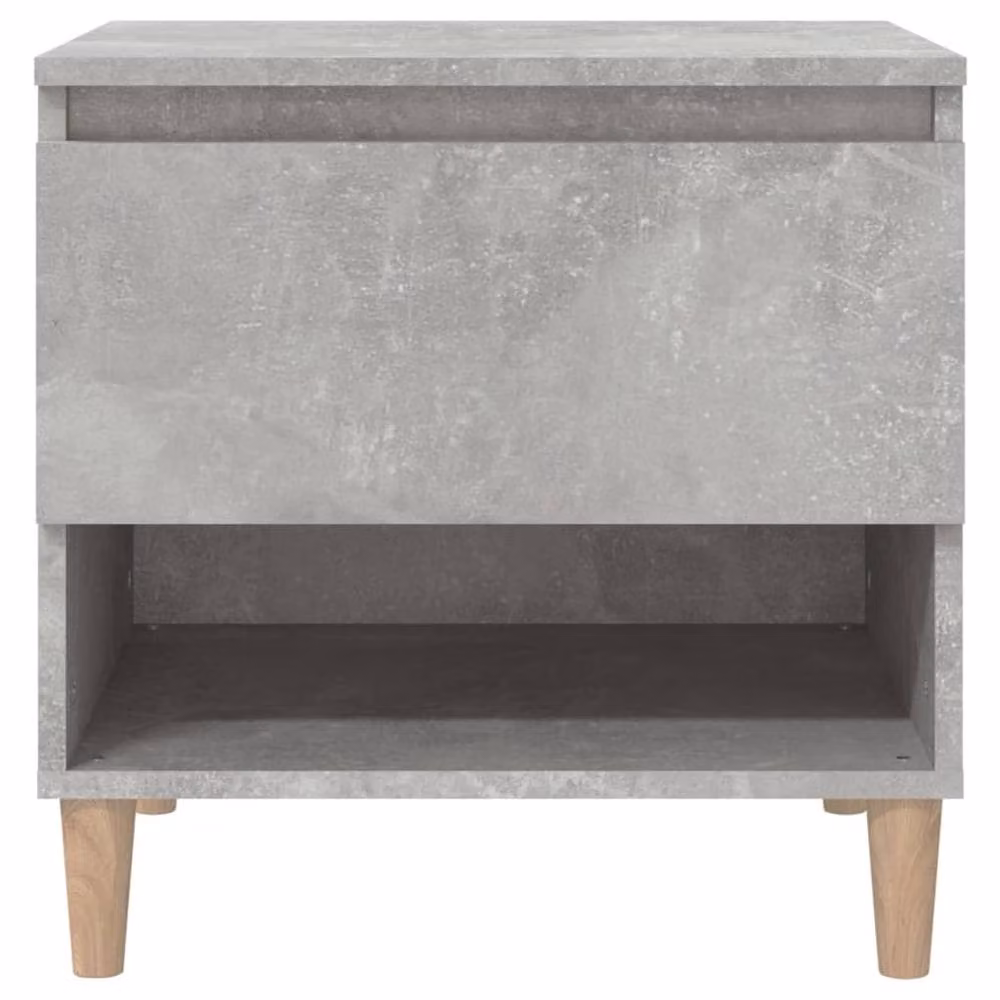 Berkfield Home Elegant Bedside Tables, 2 Piece Set in Concrete Grey, W/D/H: 50 x 46 x 50 cm – 3