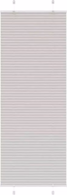 Berkfield Home Single Pleat Corded Blind in Light Grey, W: 70 cm, H: 200 cm