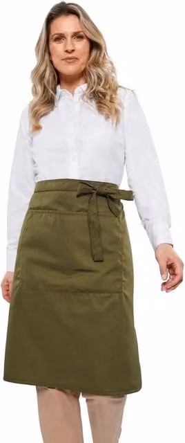 Dennys Unisex Adult Polyester Pocket Waist Apron - Green