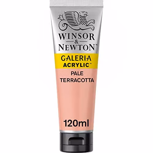 Winsor & Newton Galeria Acrylic Paint, Pale Terracotta, 120ml – 2