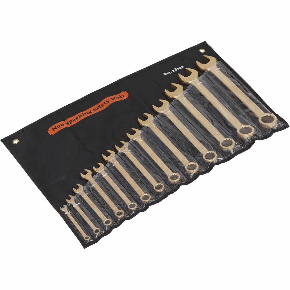 Loops 13 Piece Combination Spanner Set, Gold Beryllium Copper – 2
