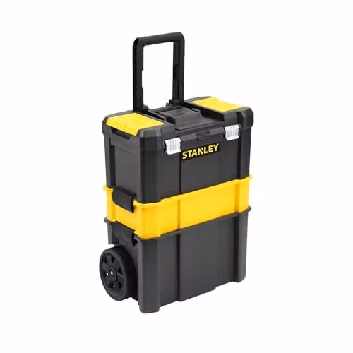 Stanley Stackable Rolling Workshop Toolbox with Inserts, Black – 1