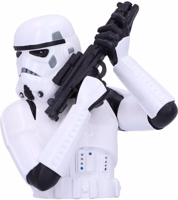 Nemesis Now Stormtrooper Bust in White, Height: 14.2 cm