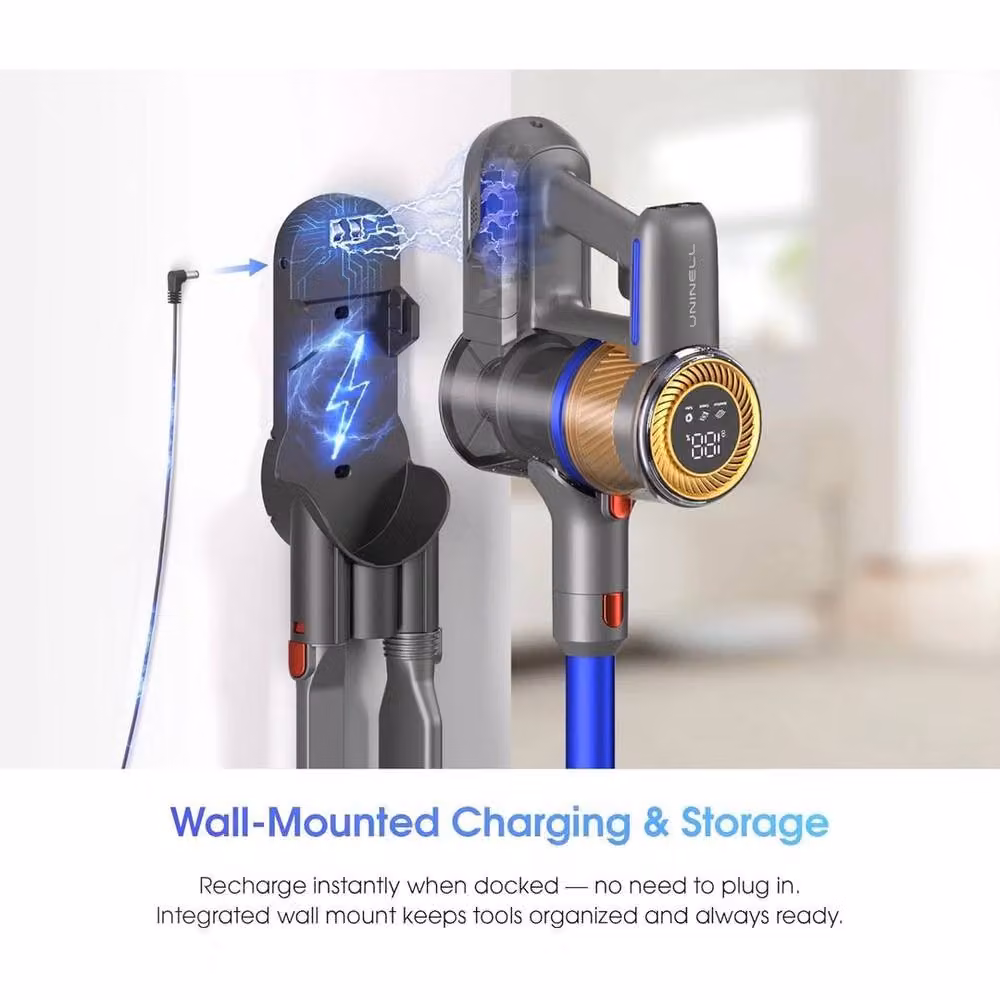 PAWNORA Cordless Lightweight Bagless Vacuum Cleaner in Blue for Pet Hair – 2