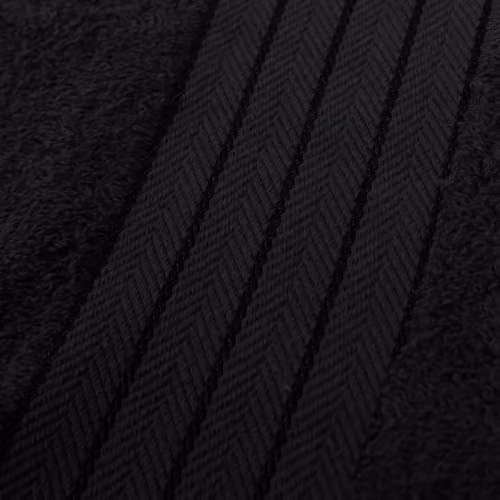 OHS Luxury Black Cotton Terry Bath Sheet, W: 90 cm, L: 150 cm – 4