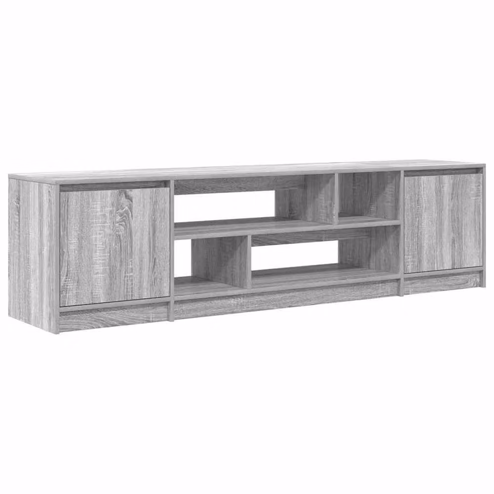 Berkfield Home Modern Grey Sonoma TV Cabinet in Matt Engineered Wood W/D/H: 188.5 x 41 x 50 cm – 2