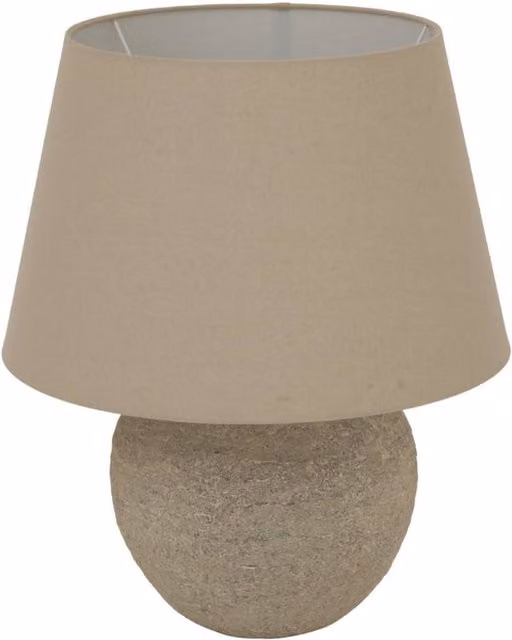 KDMD Tuscan Grey Stone Tabletop Lamp