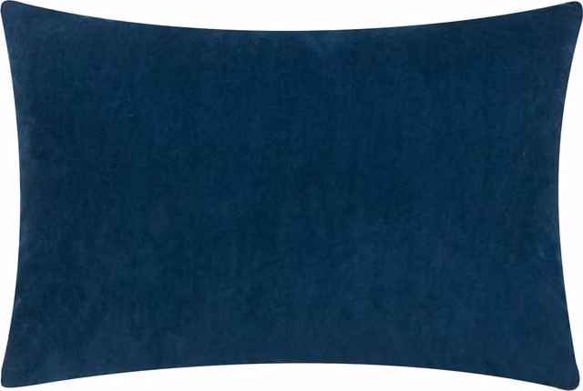 Make It A Home Blue Velvet Rectangular Cushion