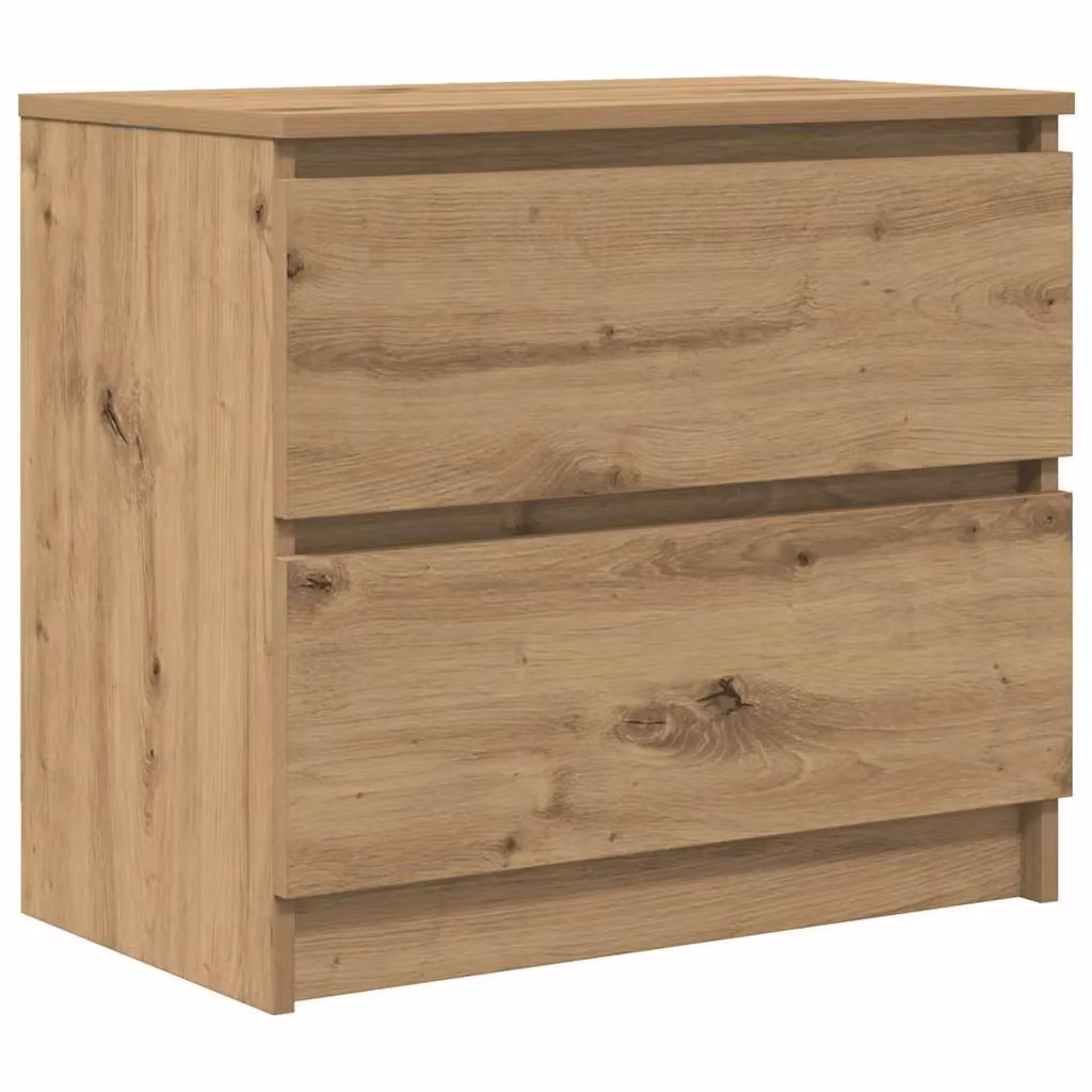 Berkfield Home Artisan Oak TV Cabinet in Brown, W/D/H: 60 x 35 x 54 cm – 2