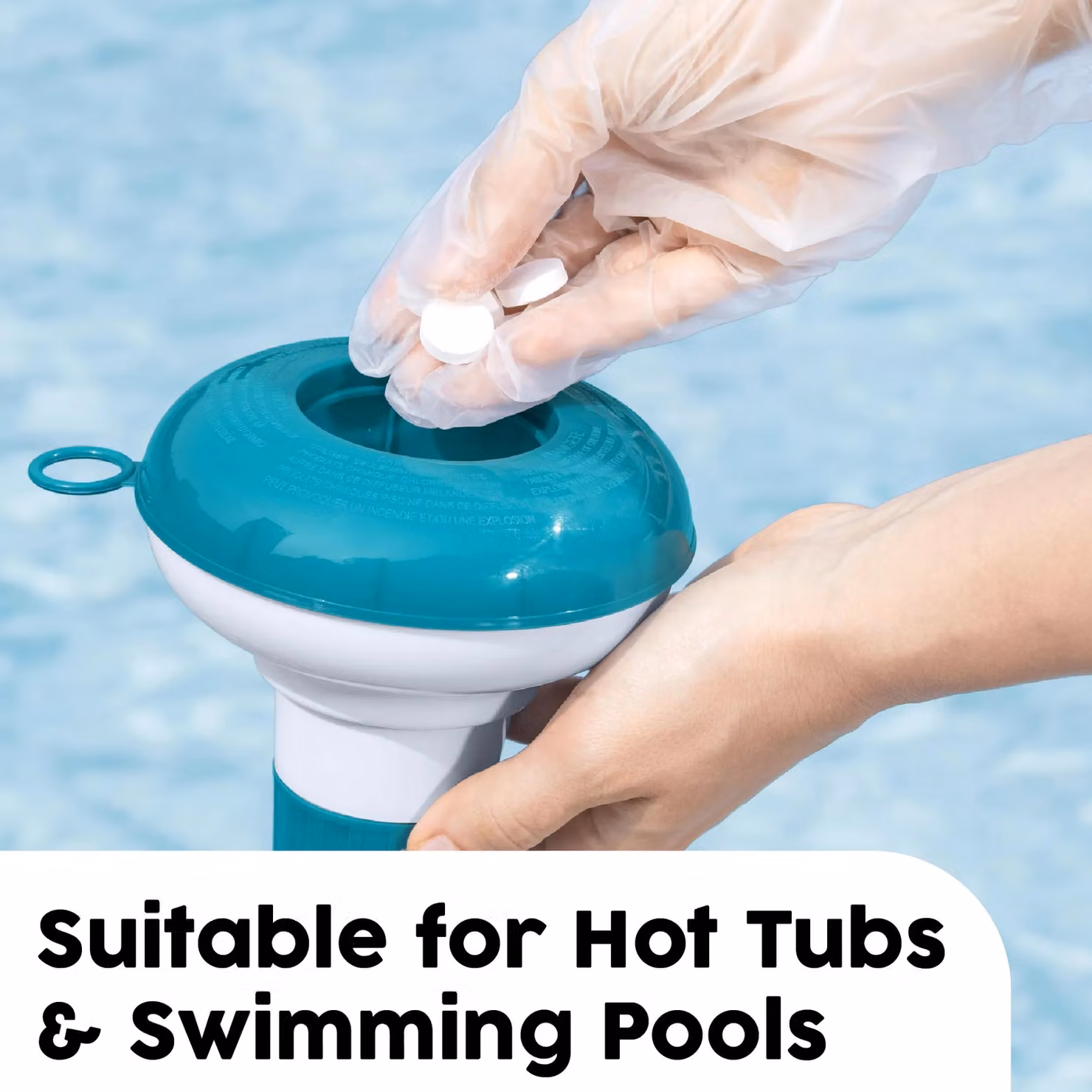 Bestway Floating Pool Chemical Dispenser in Blue and White – 2