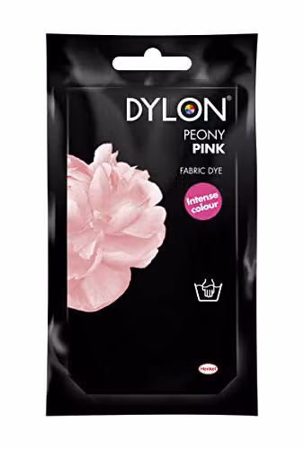 Dylon Hand Fabric Dye Sachet, Peony Pink, 50 g – 2