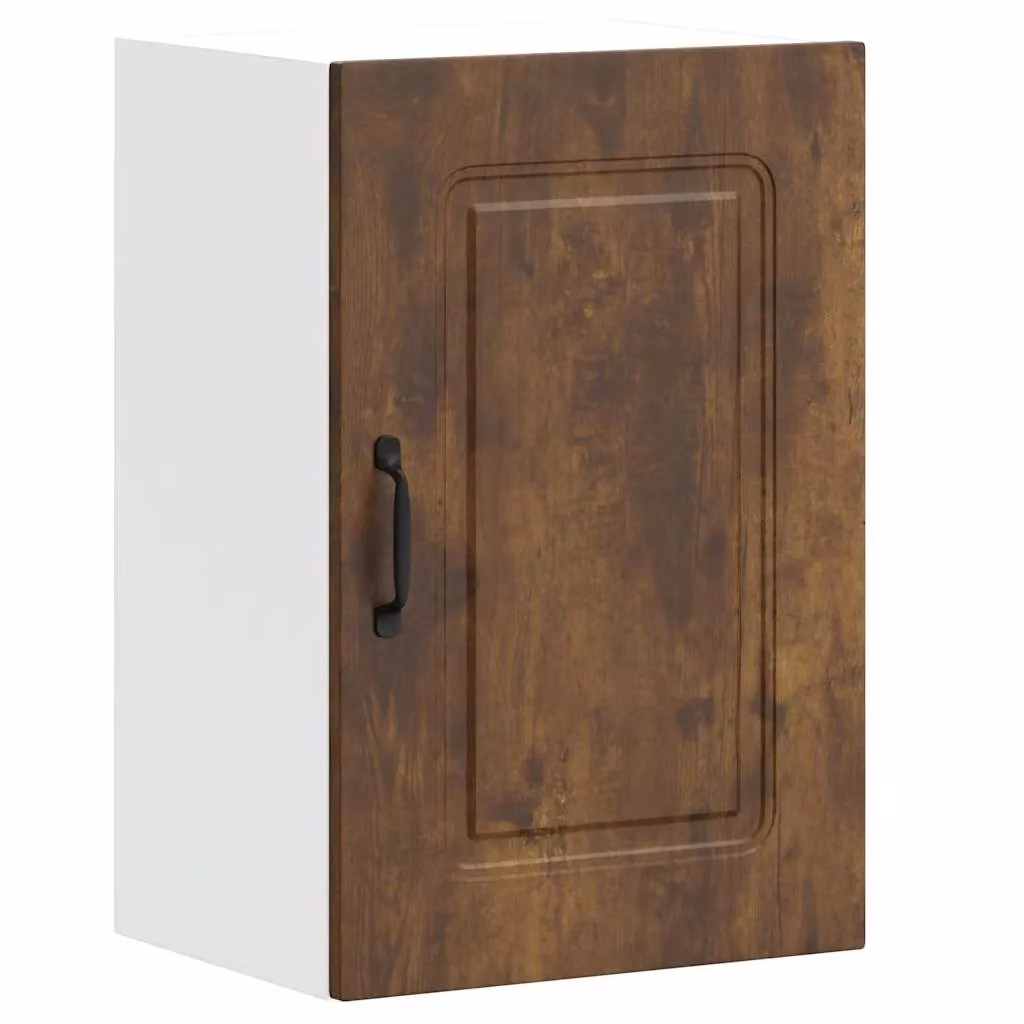 Berkfield Home Kalmar Wall Mounted Kitchen Cabinet in Smoked Oak Brown – 2