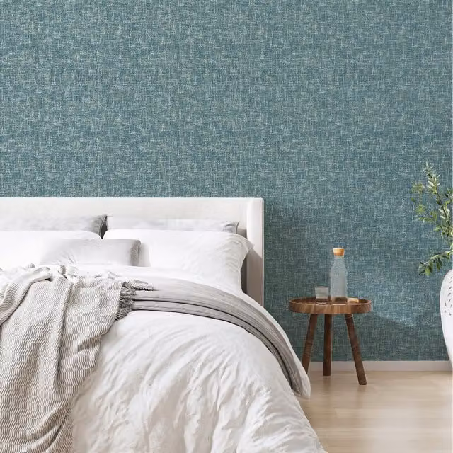 Superfresco Midas Texture Wallpaper in Petrol Teal Abstract Design
