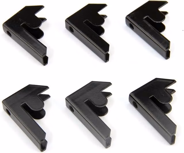 Monster Racking T-Rax Bay Connector Clips, 6 Pack, Black – 1