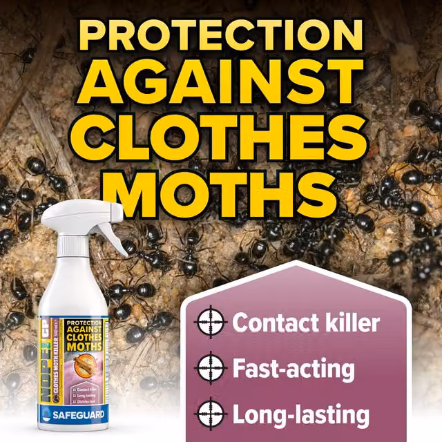 NOPE! Moth Killer, Transparent/White, 7.1 cm