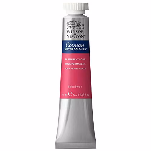 Winsor & Newton Cotman Watercolour Paint, Permanent Rose, 10.5 ml – 2