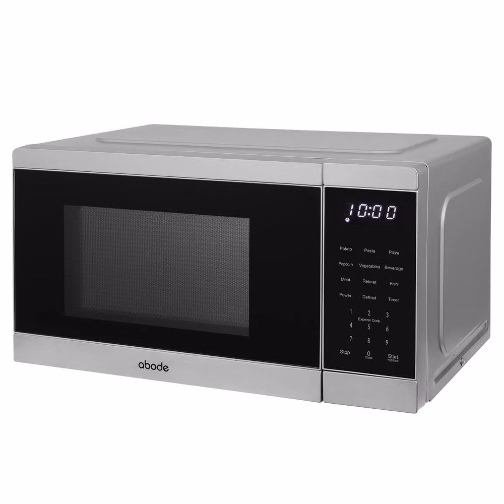 Abode AMT2008SS 20L Solo Digital Microwave in Silver Stainless Steel with Touch Control – 2