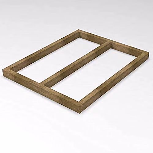 Forest Garden Pressure Treated Wooden Shed Base in Brown, 4 x 3 ft