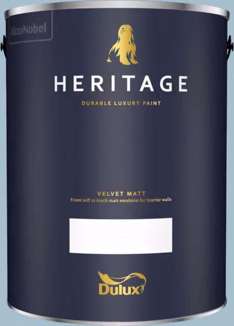 Dulux Trade Heritage Matt Dispersion Paint in Petrol, 5 l
