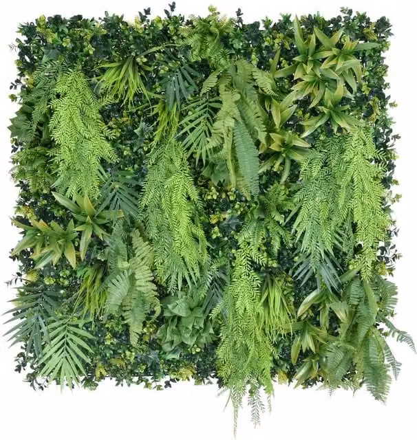 Ark Mat Vinewell Artificial Plant Wall Panel in Green, W/H: 100 x 100 cm