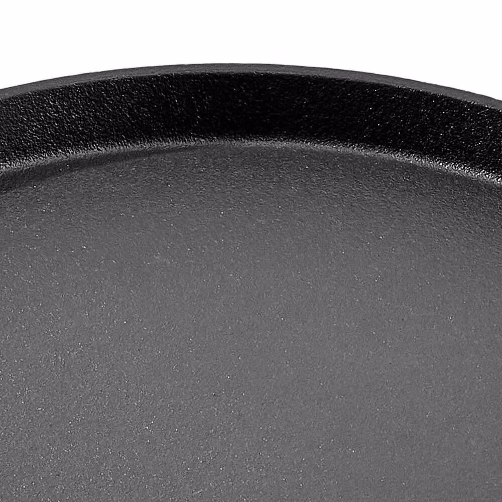 Pawnora Black Enamel Cast Iron Round Frying Pan, Diameter: 22 cm – 4