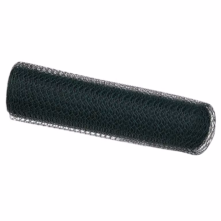 Berkfield Home Green PVC Coated Galvanised Steel Hexagon Fence 0.6 x 25 m