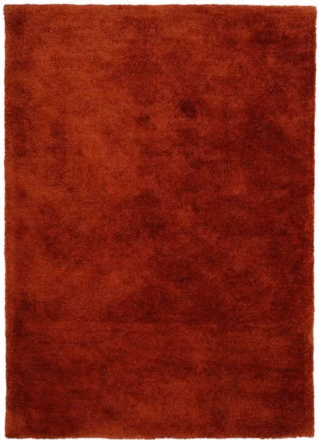 Kukoon Red Modern Rectangular Area Rug, W: 190 cm, L: 280 cm