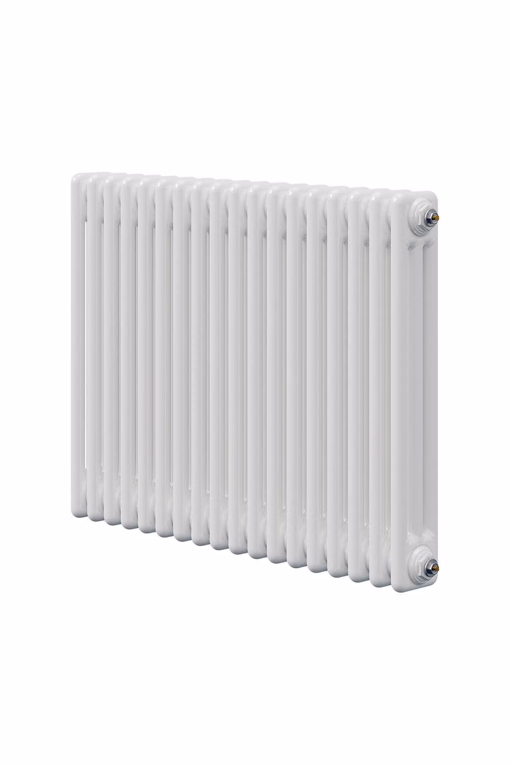 Living and Home 5036 BTU Horizontal 3 Column Radiator in White, W/D/H: 81 x 60 x 1.47 cm – 2