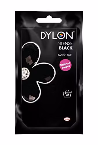 Dylon Hand Fabric Dye, Intense Black, 50 g – 2