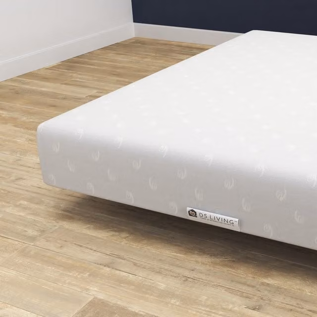 DS Living Pureflex Luxury Memory Foam Orthopaedic Mattress, White, W/D/H: 140 x 200 x 20.32 cm