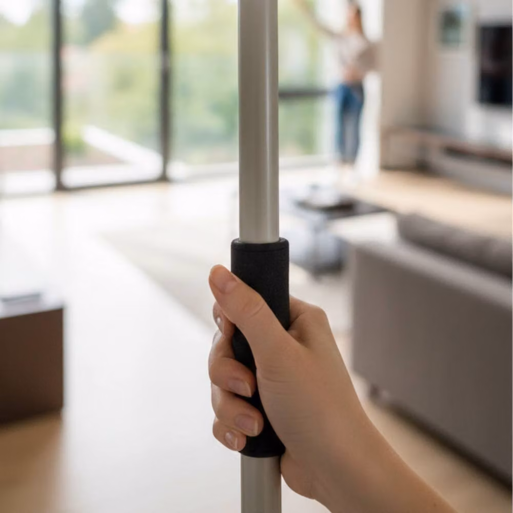 Bedsland Grey Window Squeegee with Extendable Telescopic Handle, 120 cm – 3