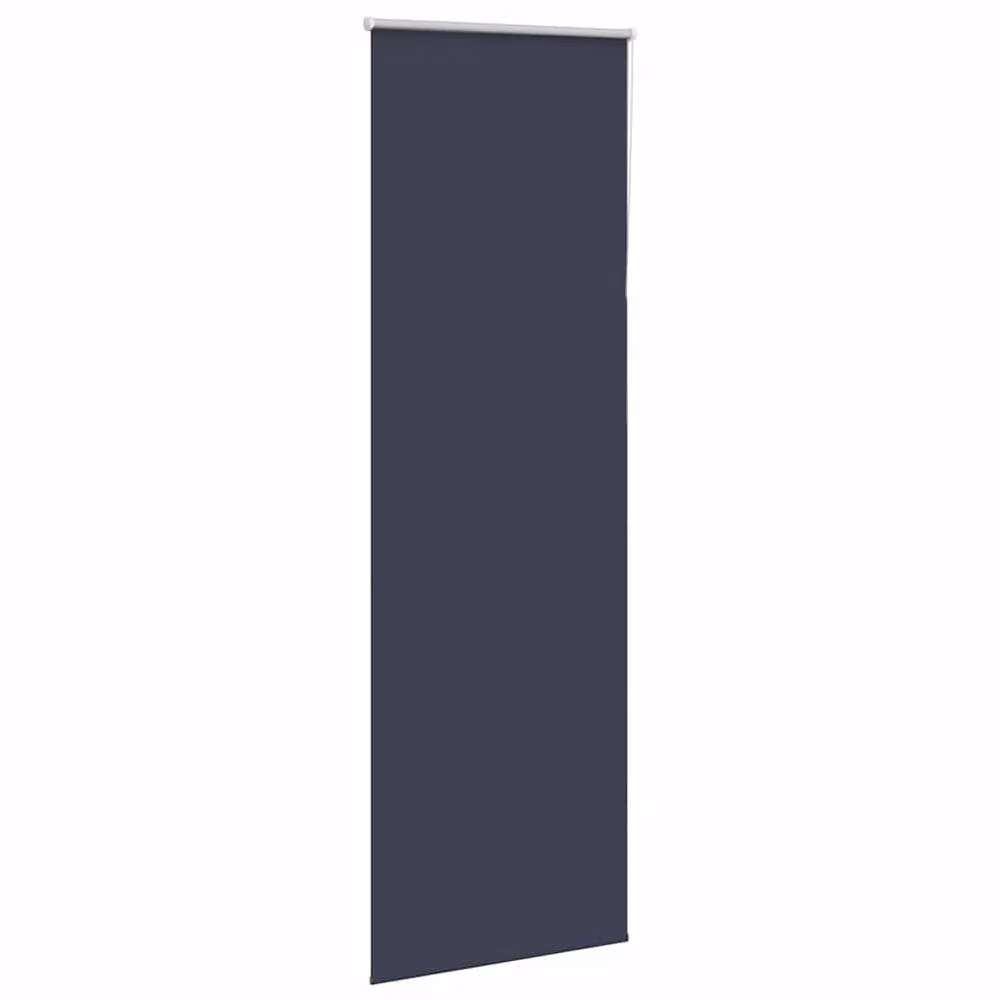 Berkfield Home Marine Blackout Roller Blind, Blue Polyester, W: 80 cm, H: 230 cm – 1