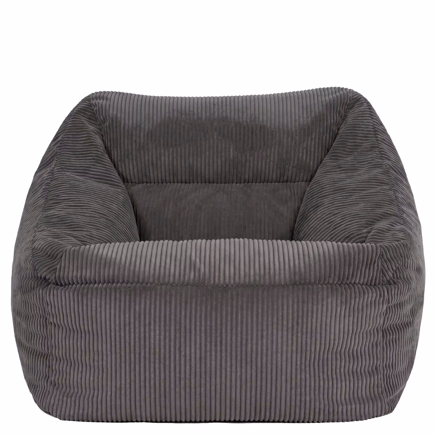 ICON Natalia Jumbo Corduroy Bean Bag Armchair in Anthracite Grey – 3